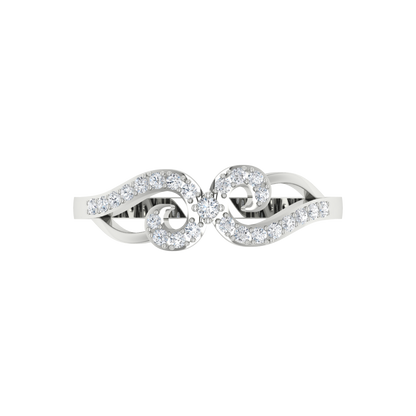 Floral Eve Ring In 925 Sterling Silver - Six