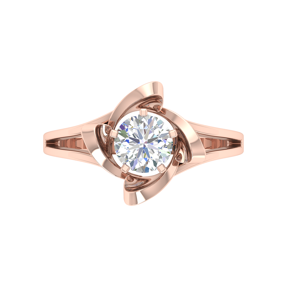 Floral Fiesta Solitaire Ring - Two