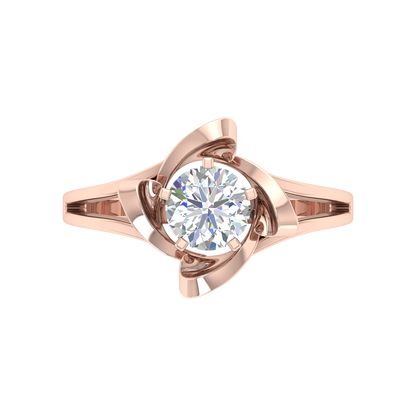 Floral Fiesta Solitaire Ring - Two