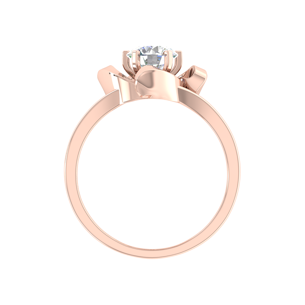 Floral Fiesta Solitaire Ring - Four