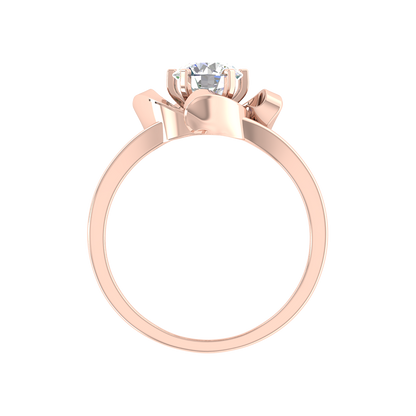 Floral Fiesta Solitaire Ring - Four