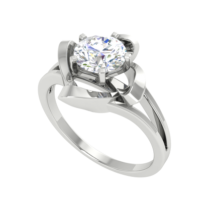 Floral Fiesta Solitaire Ring - Five