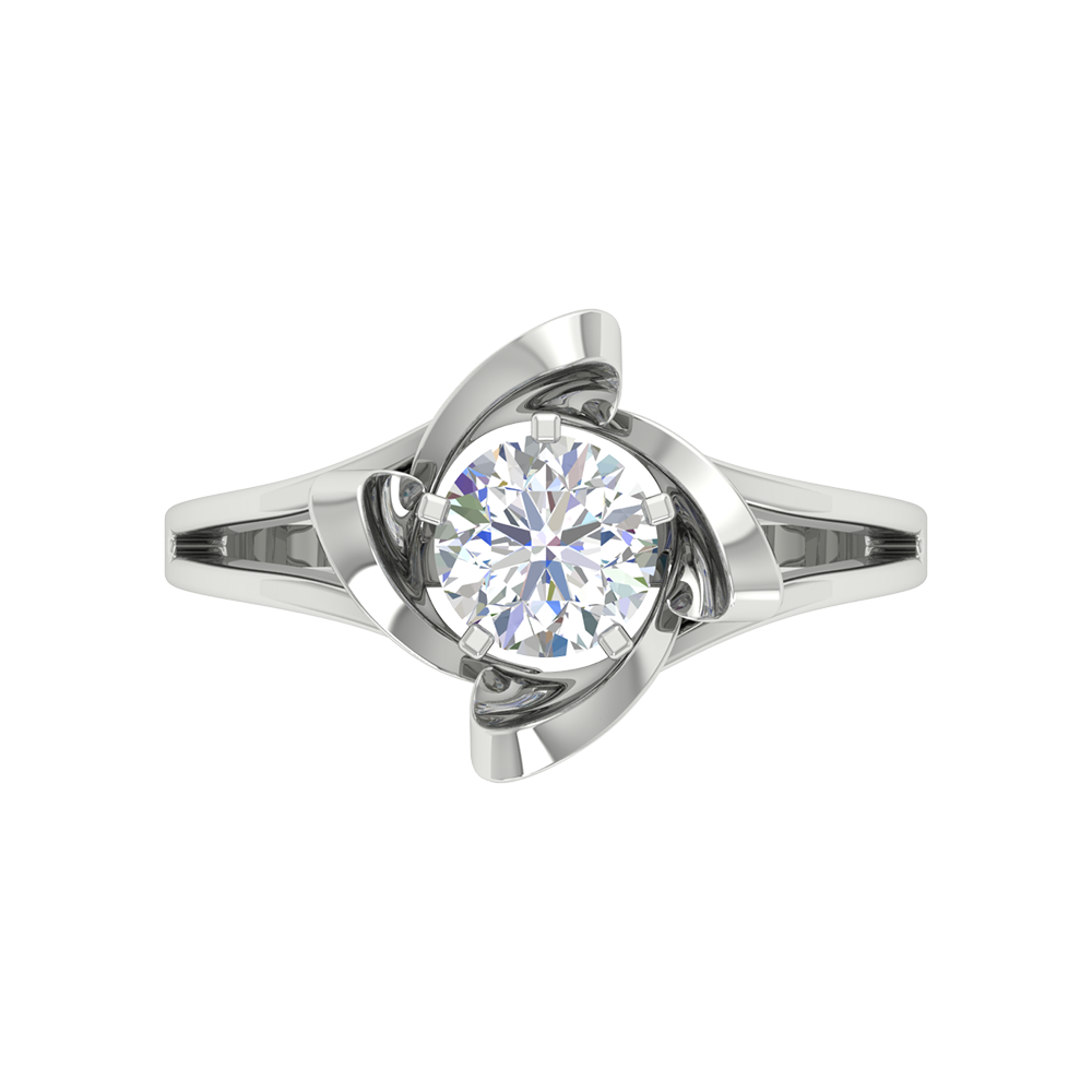 Floral Fiesta Solitaire Ring - Six