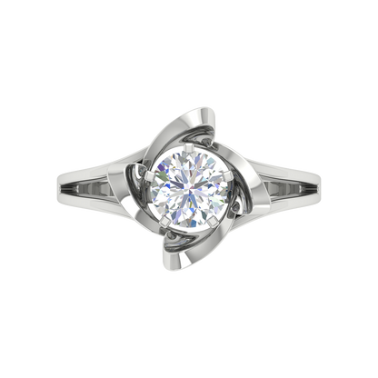 Floral Fiesta Solitaire Ring - Six