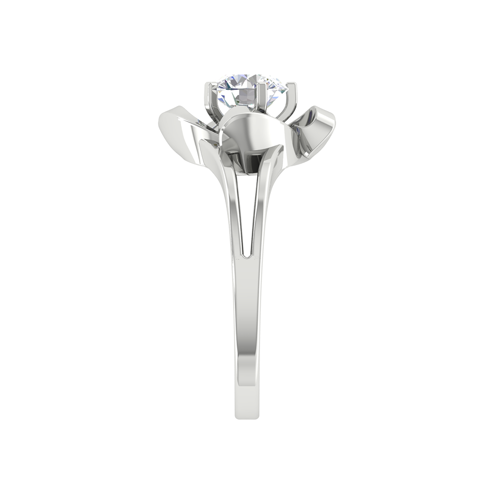 Floral Fiesta Solitaire Ring - Seven