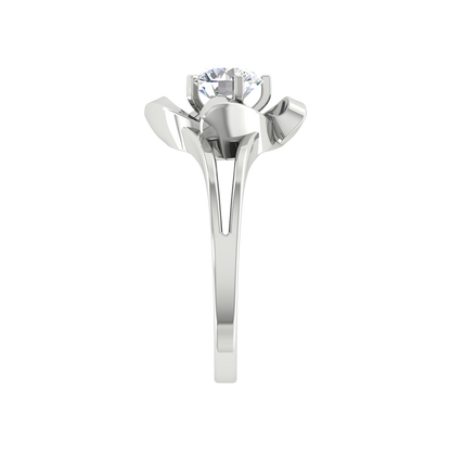 Floral Fiesta Solitaire Ring - Seven