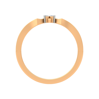 Floral Wedding Diamond Band - Twelve