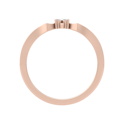 Floral Wedding Diamond Band - Four