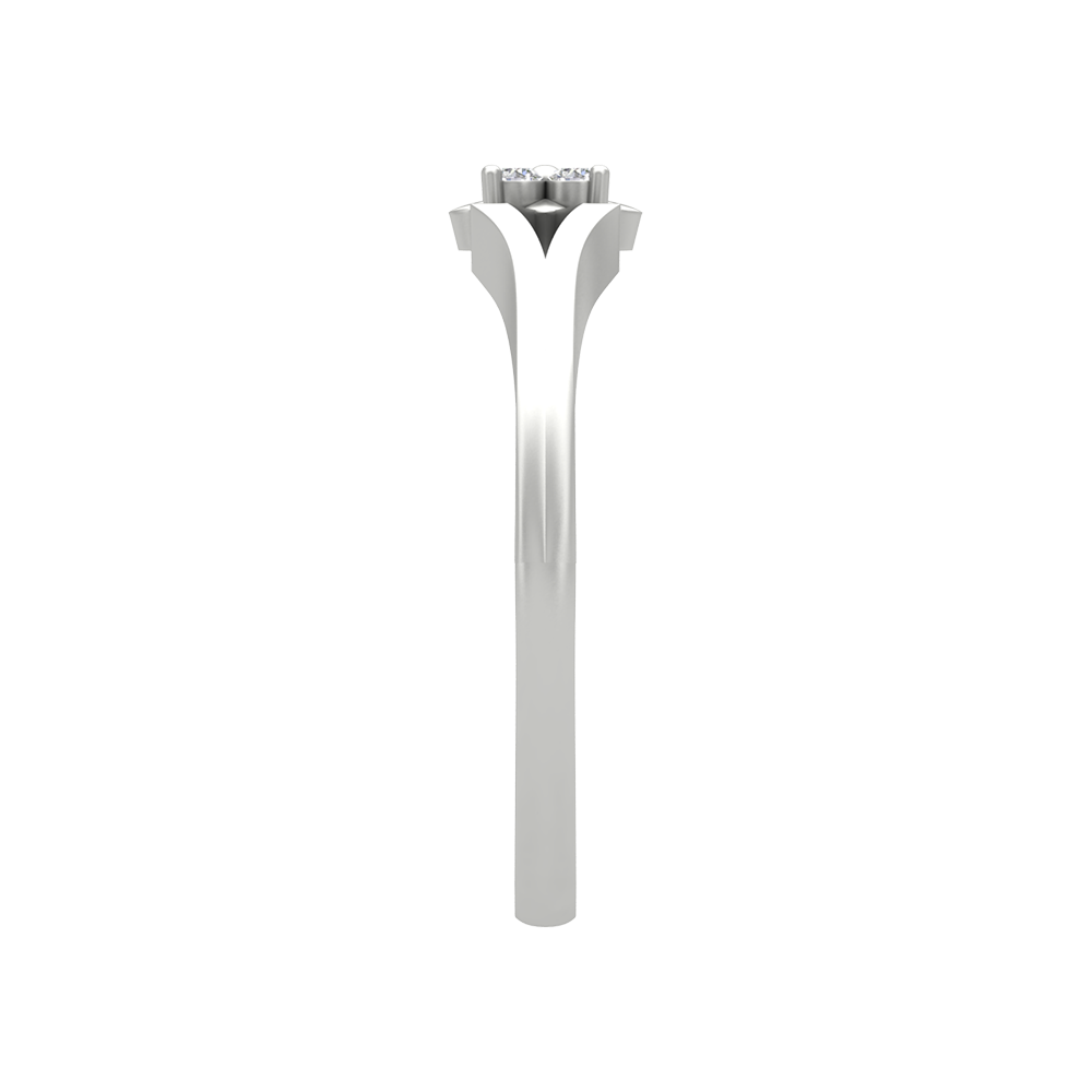 Floral Wedding Diamond Band - Seven