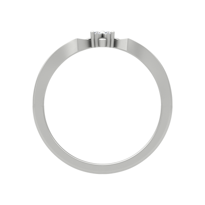 Floral Wedding Diamond Band - Eight