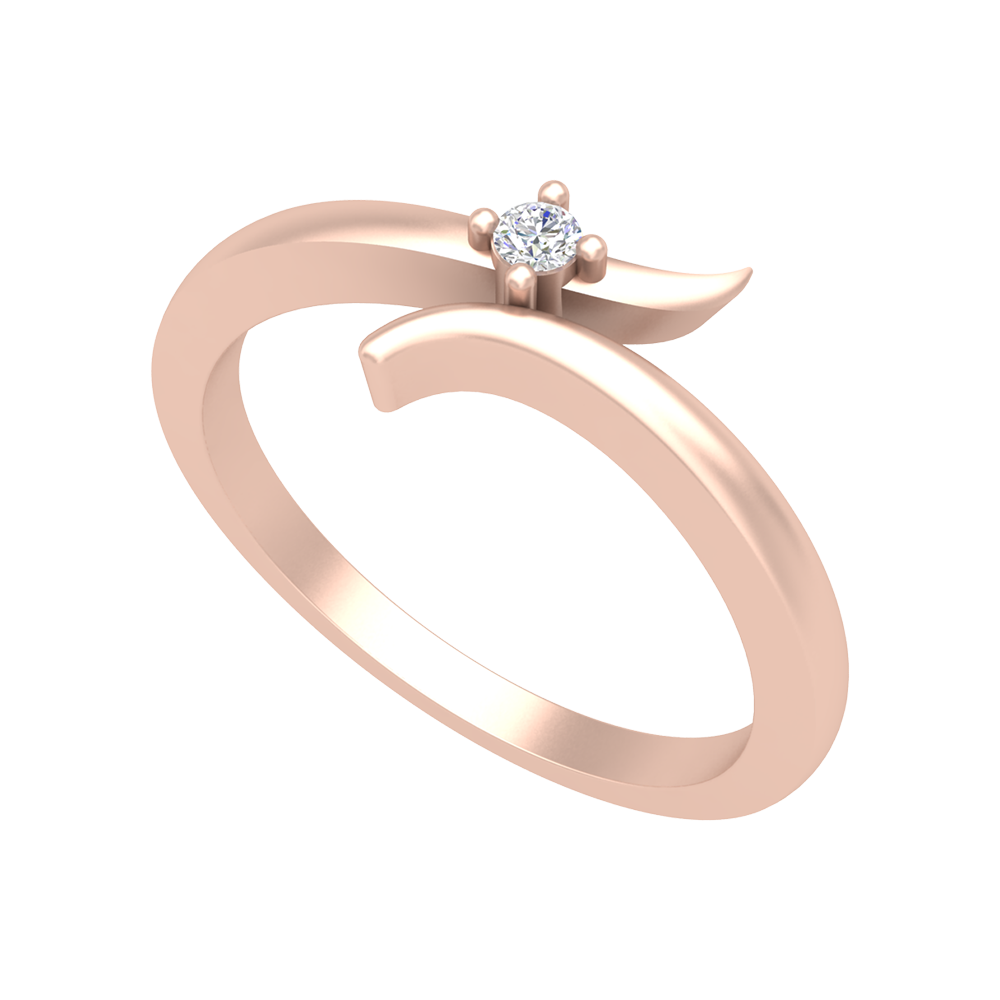 Flora Ray Solitaire Ring - One