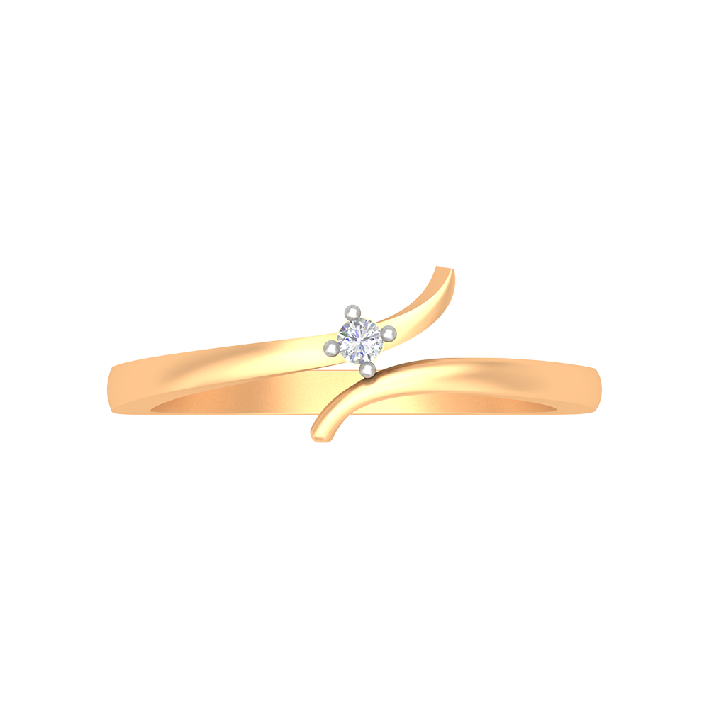 Flora Ray Solitaire Ring In 925 Sterling Silver - Ten