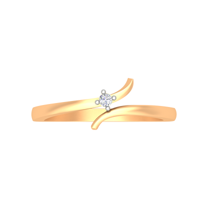 Flora Ray Solitaire Ring In 925 Sterling Silver - Ten