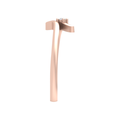 Flora Ray Solitaire Ring - Three