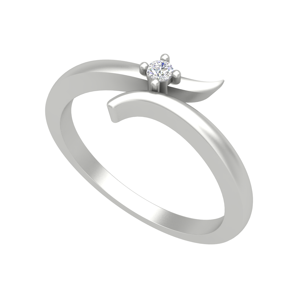 Flora Ray Solitaire Ring - Five