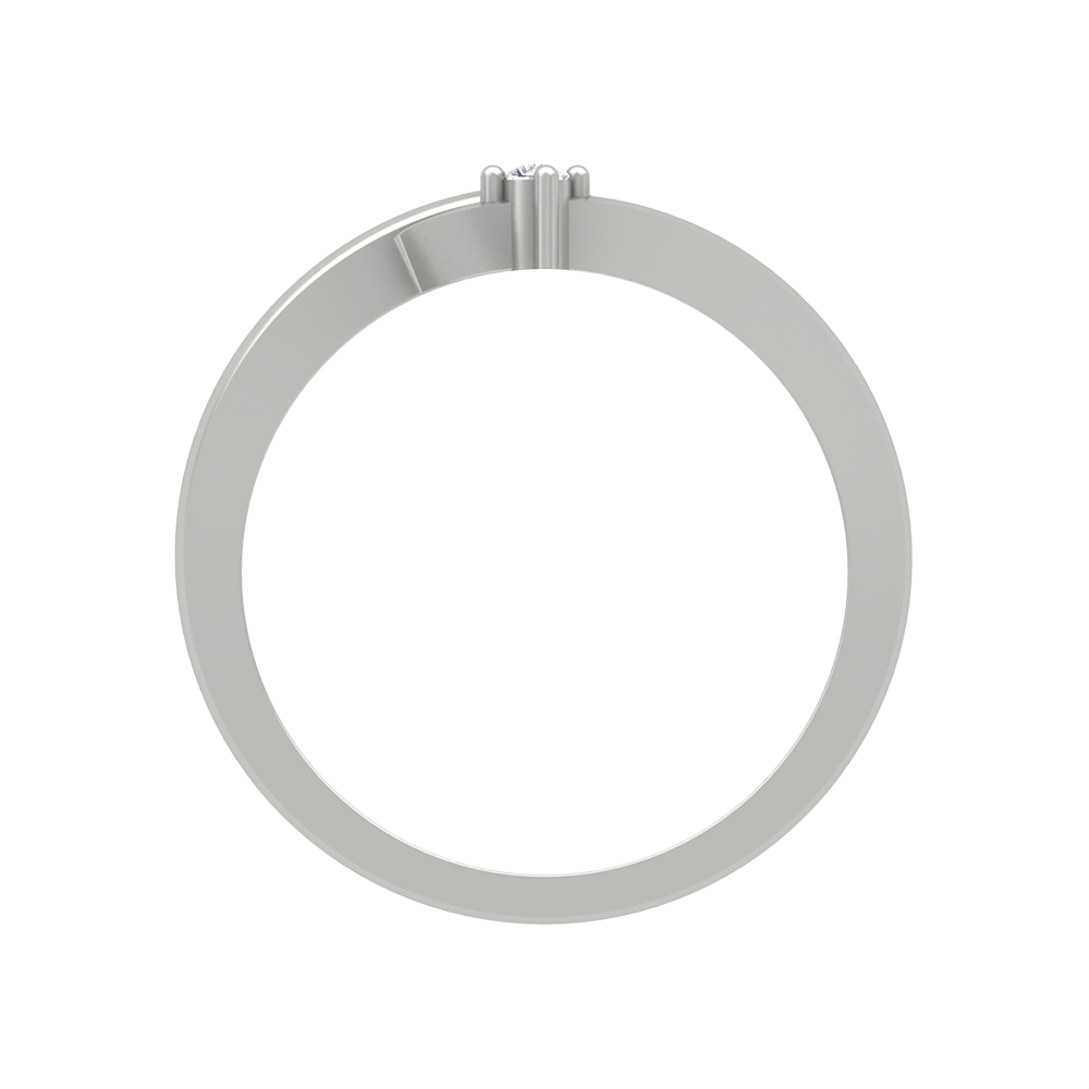 Flora Ray Solitaire Ring In 925 Sterling Silver - Eight