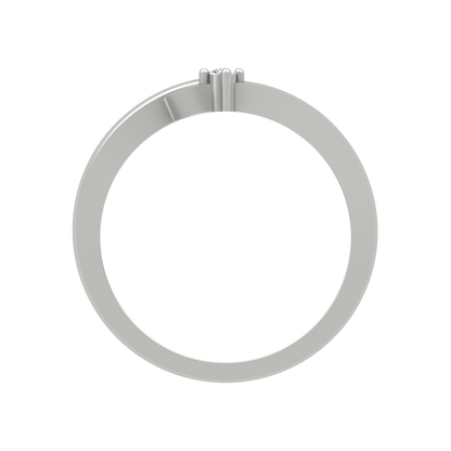Flora Ray Solitaire Ring In 925 Sterling Silver - Eight