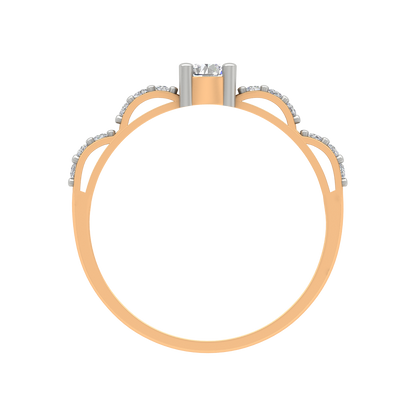 Floret Ring In 925 Sterling Silver - Twelve