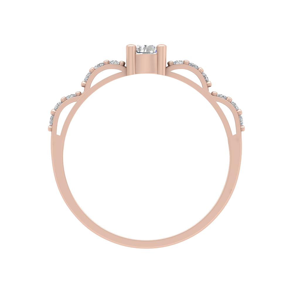 Floret Ring In 925 Sterling Silver - Four