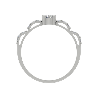 Floret Ring In 925 Sterling Silver - Eight