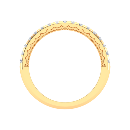 Flor Bonica Eternity Ring In 925 Sterling Silver - Twelve
