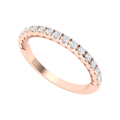 Flor Bonica Eternity Ring In 925 Sterling Silver - Five