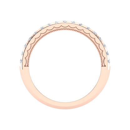 Flor Bonica Eternity Ring In 925 Sterling Silver - Six