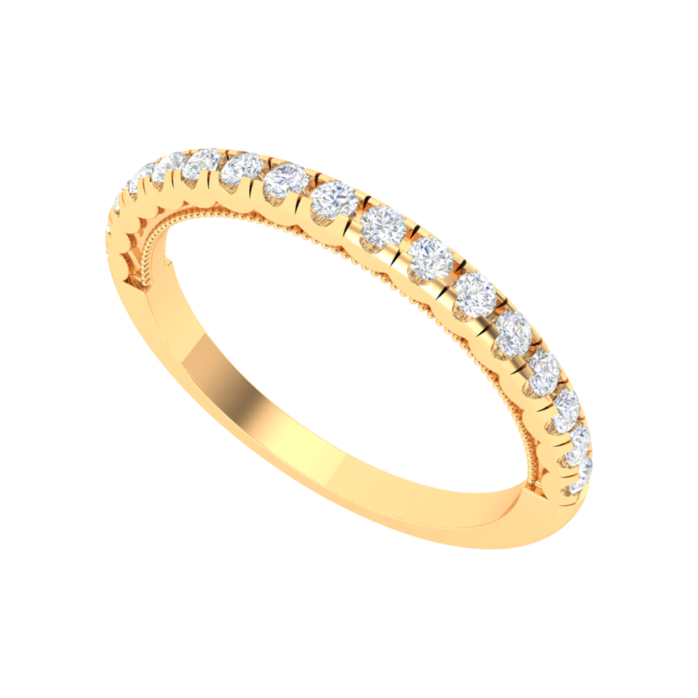Flor Bonica Eternity Ring In 925 Sterling Silver - Nine