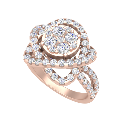 Flower Cocktail Ring - One