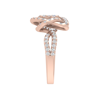 Flower Cocktail Ring - Three