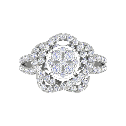 Flower Cocktail Ring - Six