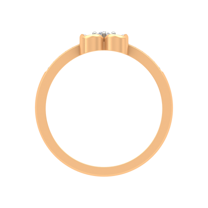 Flower Crown Ring In 925 Sterling Silver - Twelve