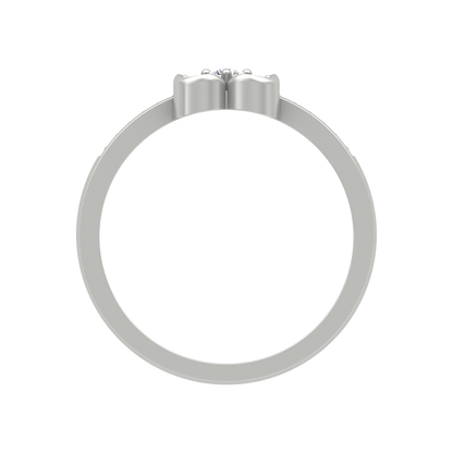 Flower Crown Ring In 925 Sterling Silver - Eight