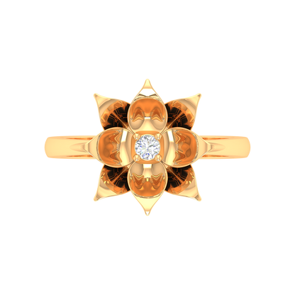 Flower World Ring In 925 Sterling Silver - Ten