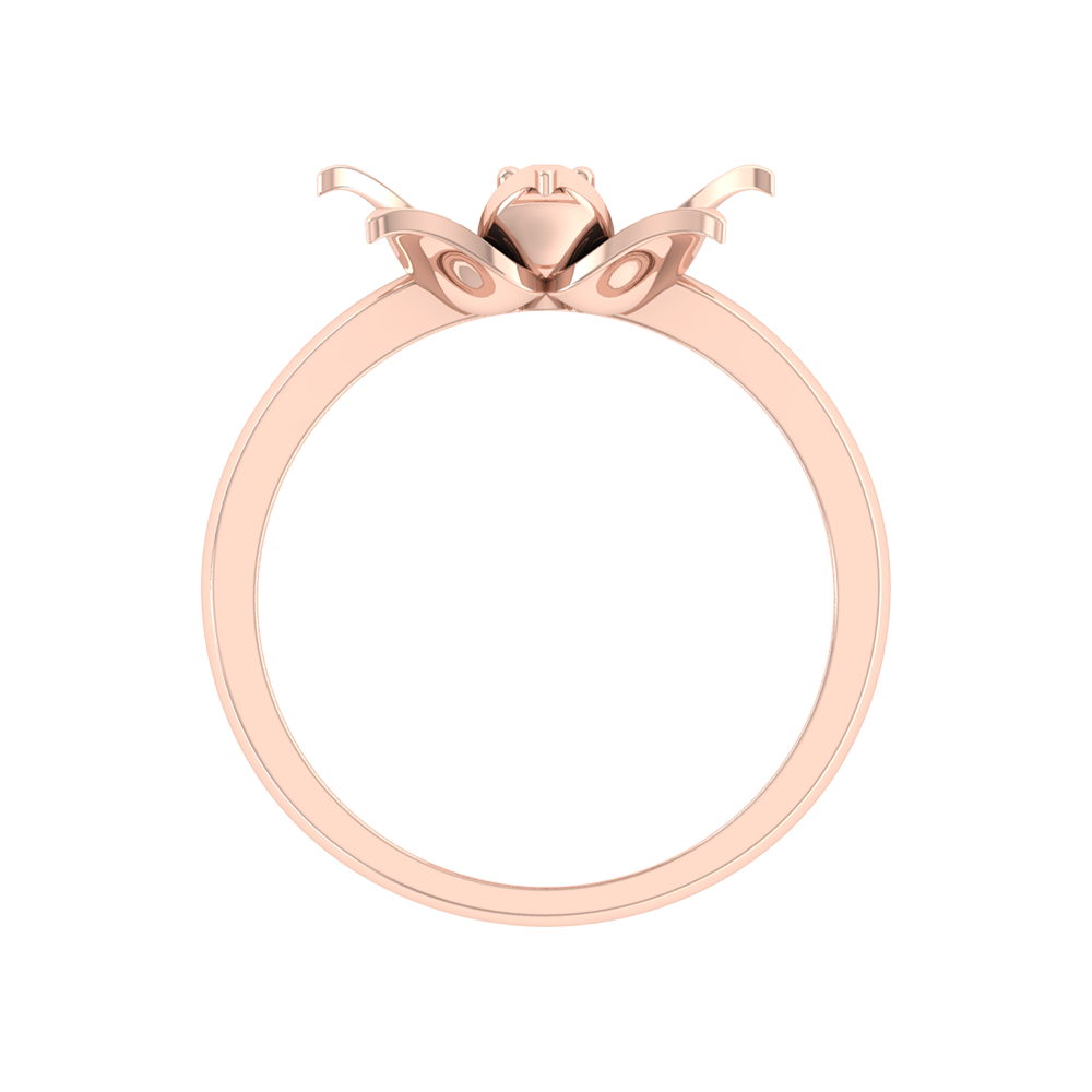 Flower World Ring In 925 Sterling Silver - Four