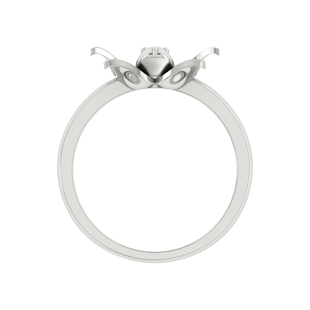 Flower World Ring In 925 Sterling Silver - Eight
