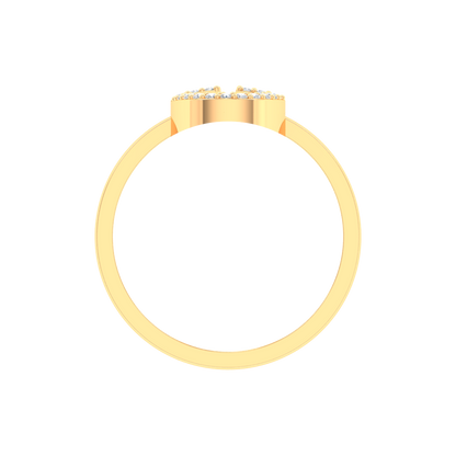 Fluer Domed Diamond Ring - Twelve