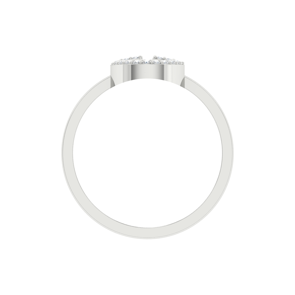 Fluer Domed Diamond Ring - Eight