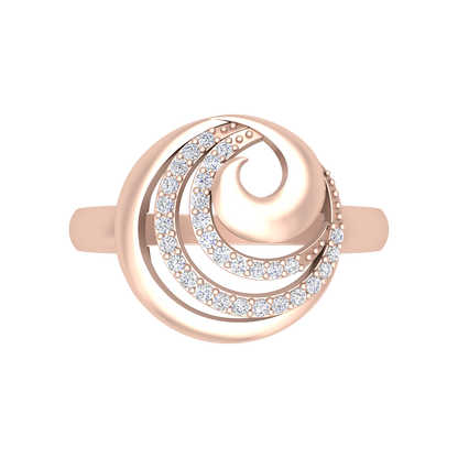 Flutter Band In 925 Sterling Silver - Two