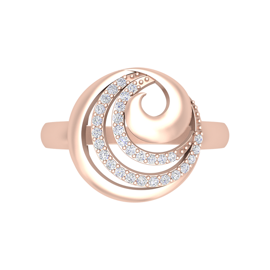 Flutter Band In 925 Sterling Silver - Two