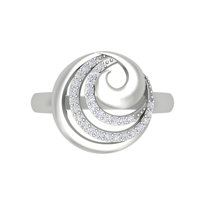 Flutter Band In 925 Sterling Silver - Six
