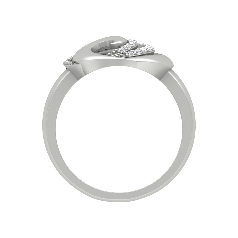 Flutter Band In 925 Sterling Silver - Eight