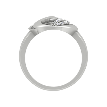 Flutter Band In 925 Sterling Silver - Eight
