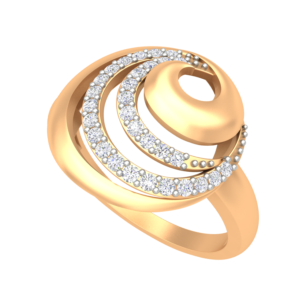 Flutter Band In 925 Sterling Silver - Nine