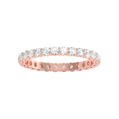 Forever Gems Stackable Ring In 925 Sterling Silver - Two