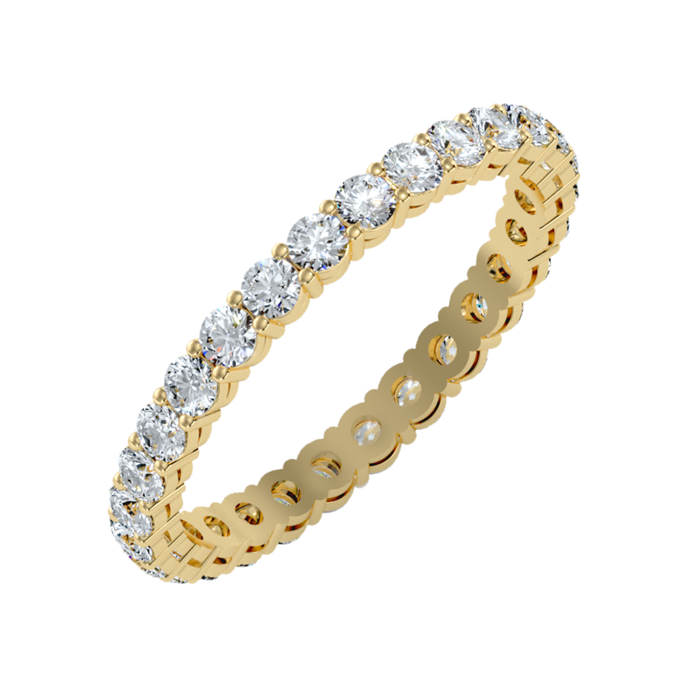 Forever Gems Stackable Ring In 925 Sterling Silver - Nine