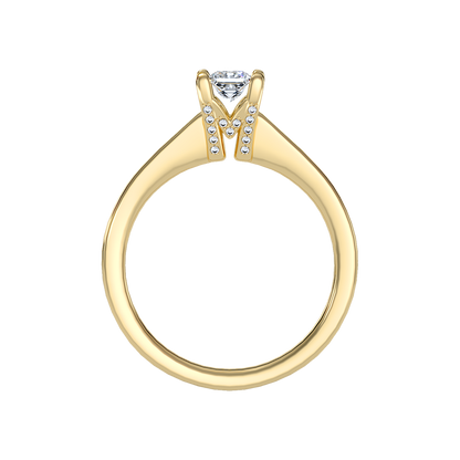 Forever Single Stone Ring In 925 Sterling Silver - Twelve