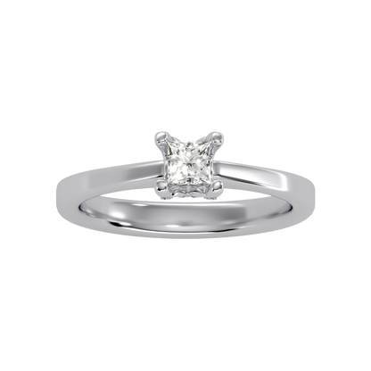Forever Single Stone Ring In 925 Sterling Silver - Three