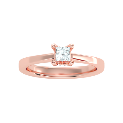 Forever Single Stone Ring In 925 Sterling Silver - Seven