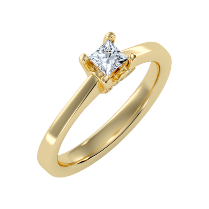 Forever Single Stone Ring In 925 Sterling Silver - Nine